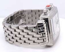 Michele Deco Diamond XL Mop Stainless Steel Watch