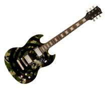 Zakk Wylde Black Label Society Autographed Signed Photo Guitar ACOA