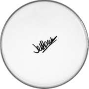 Jeff Beck Autographed Facsimile Signed Drum Head