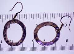 Sterling Silver Two pairs Hoop Earrings
