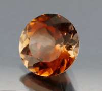 Premium 4.28ct calico colored Imperial Topaz solitaire