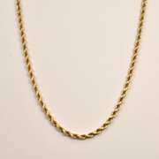 Sturdy 14k Solid Rope Necklace