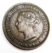 1886 Canada Large Cent Coin