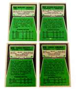 4 Topps 1975 Football Cards, All Greats