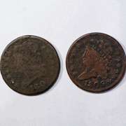 2 1809 Half Cents
