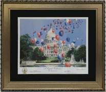 Marlene Colucci  Signed Lithograph Washington DC