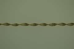 Italian Sterling Silver Twisted Omega Chain Necklace