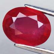 Glistening 2.77ct blood red Ruby