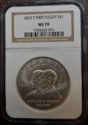 2003 First Flight Centennial Commemorative Dollar NGC MS70