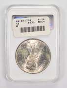 MS64 1923 Peace Silver Dollar - Graded NGC