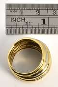 Wide 14k Bi-Color Ring