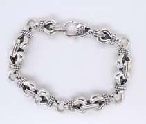 Sterling Silver Lagos Buckle Link Bracelet