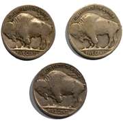 1916 S &1917 D Buffalo Nickels
