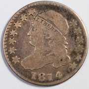 1814 Large Date Bust Dime