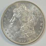 Choice BU 1879-O Morgan Silver Dollar. Better date