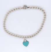 Tiffany & Co Love Tiffany Blue Heart Tag Bead Bracelet