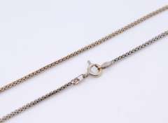 Italian White Gold Chain Necklace