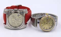 12 Watches and 1 Insignia Wood Table Clock