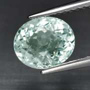 High Fire 1.55ct platinum blue Aquamarine
