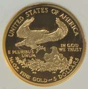 Flawless NGC PF70 ULTRA CAMEO 2006-W $5 Gold Eagle coin
