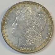 Virtual Gem BU 1903-P Morgan Silver Dollar. Super nice