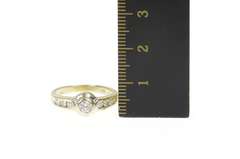 14K White Gold 0.41 Ctw Classic Round Diamond Engagement Ring