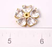 Aquamarine Flower Pendant