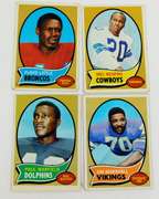 4 Topps 1970 Football Greats Cards