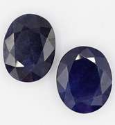 Very Nice 2 Royal Blue Sapphire Oval Cut