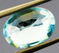 Super glittering! 1.18ct bi-color Cambodian Zircon