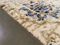 MAGNIFICENT VINTAGE REPRO DESIGN RUG 6x8