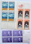 138 4 Cent And 6 Cent Mint US Plate Blocks $34.44 Face Value