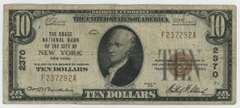 1929 Series $10 National of Chase Bank of New York, NY (2360)