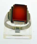 Sterling Silver Carnelian Ring