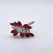 14kt Gold, Ruby, & Diamond Cocktail Ring