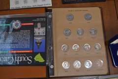 Lot Of Collectible Coins And Displays.