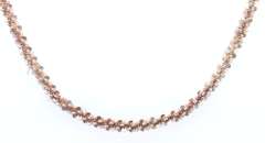 Vintage Italian Sterling Silver Popcorn Necklace