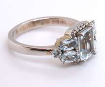 Vintage Sterling Silver Cubic Zirconia Ring