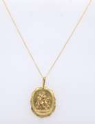 Gorgeous 18kt Greco Roman Male Intaglio Pendant on Chain