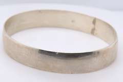 Vintage Sterling Silver Cuff Bangle
