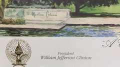 Marlene Colucci  Signed Lithograph Washington DC