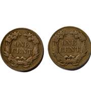 2 1857 Flying Eagle Cents