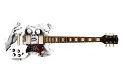 Iggy Azalea Autographed Signed Custom Graphics Photo Guitar ACOA