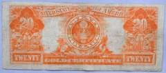 $20 Gold Certificate Series of 1922