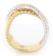 Gabriel & Co Diamond Bujukan Crisscross Ring