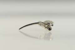 18K White Gold 0.94 Ctw Pave Diamond Dragonfly Statement Pendant