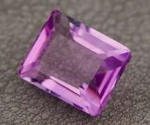 Emerald cut 6.21ct Amethyst
