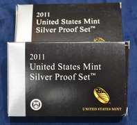 2x 2011 Silver Proof Sets
