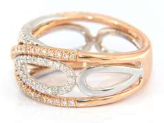 Gabriel & Co Diamond French Pave Set Fancy Anniversary Band