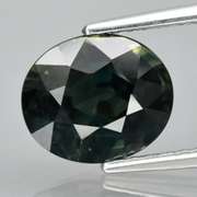 Heated only! 3.01ct blue green Sapphire